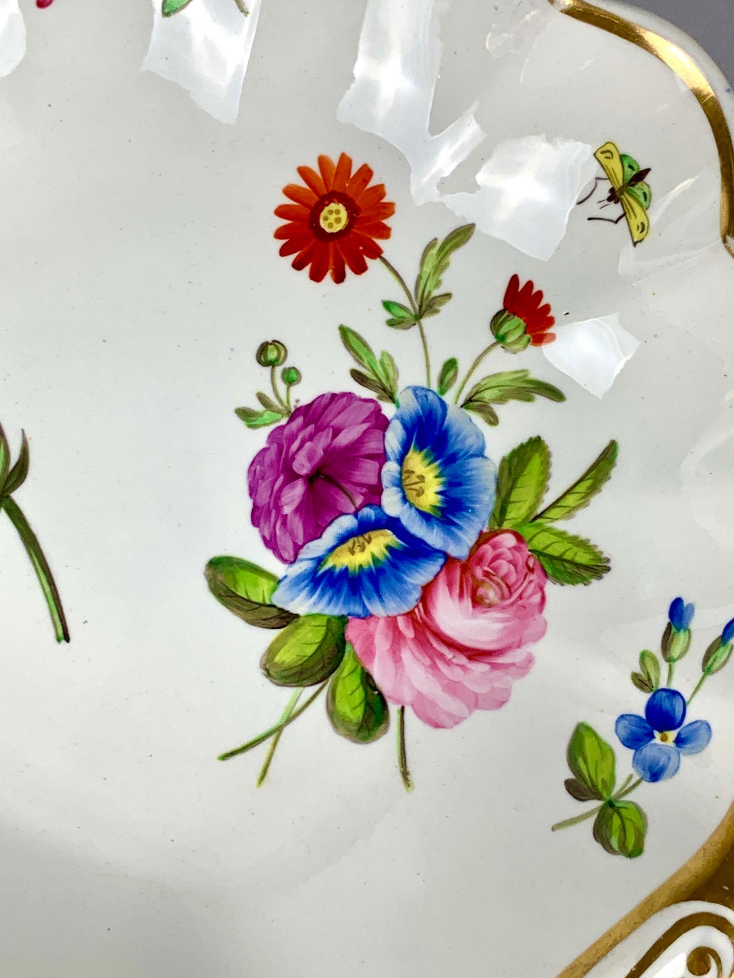 Set von 3 antiken englischen Muschelschalenförmigen Geschirr- und Perlenwaren, um 1825 im Angebot 5