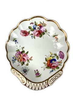 Set of 3 Antique English Shell-Shaped Dishes Pearlware Circa 1825