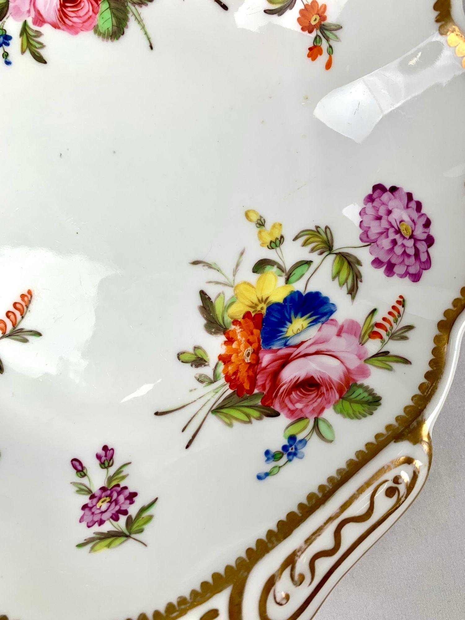 Set von 3 antiken englischen Muschelschalenförmigen Geschirr- und Perlenwaren, um 1825 im Angebot 1