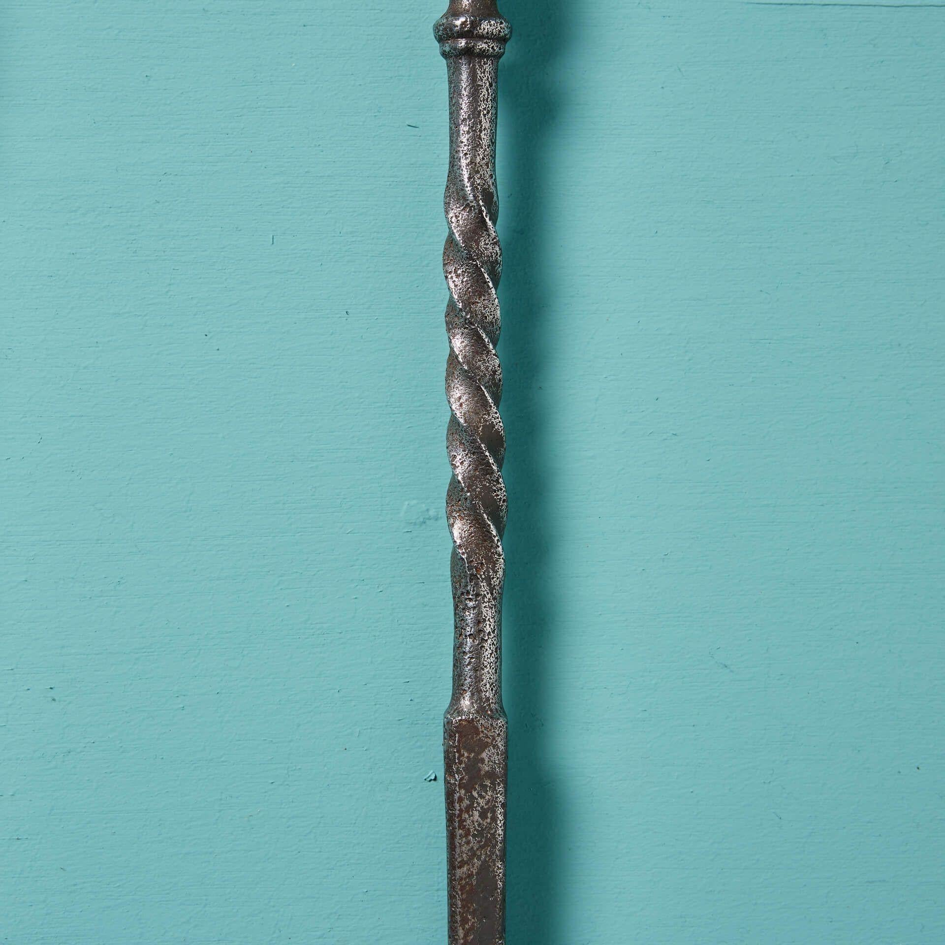 Set of 3 Antique Georgian Fire Irons In Fair Condition For Sale In Wormelow, Herefordshire