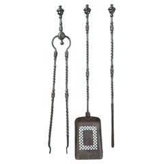 Set of 3 Antique Georgian Fire Irons