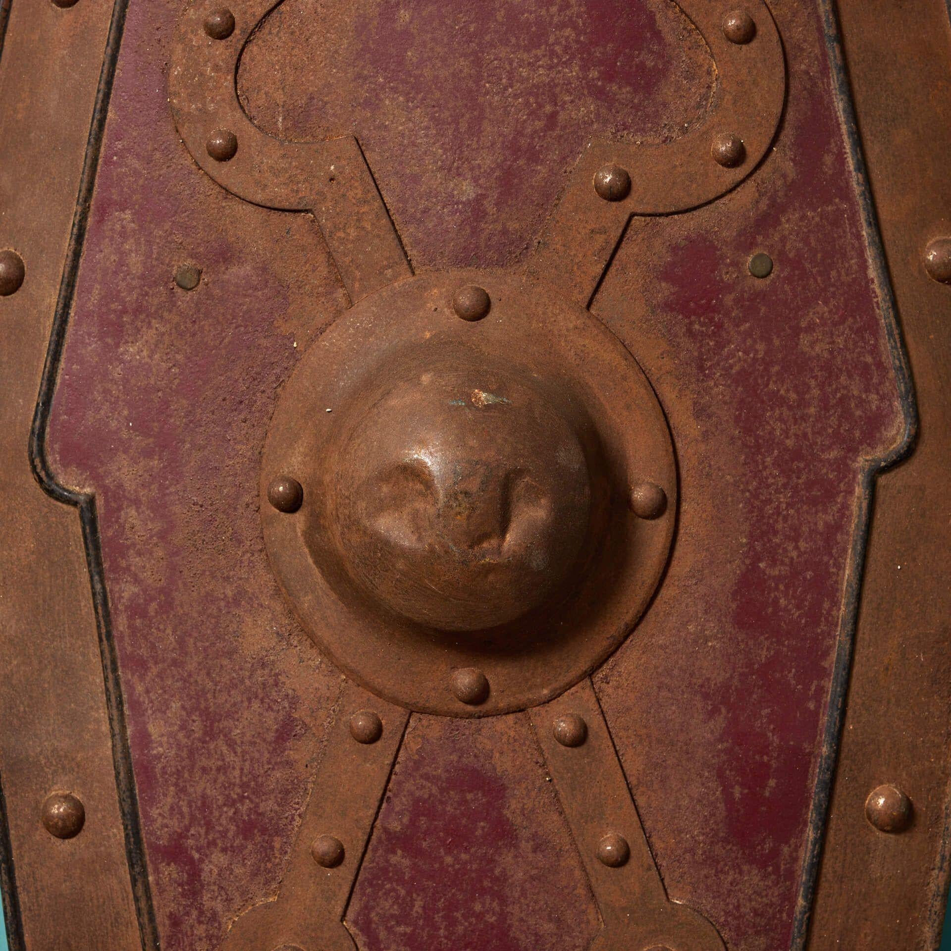 Set of 3 Antique Medieval Style Shields In Fair Condition For Sale In Wormelow, Herefordshire