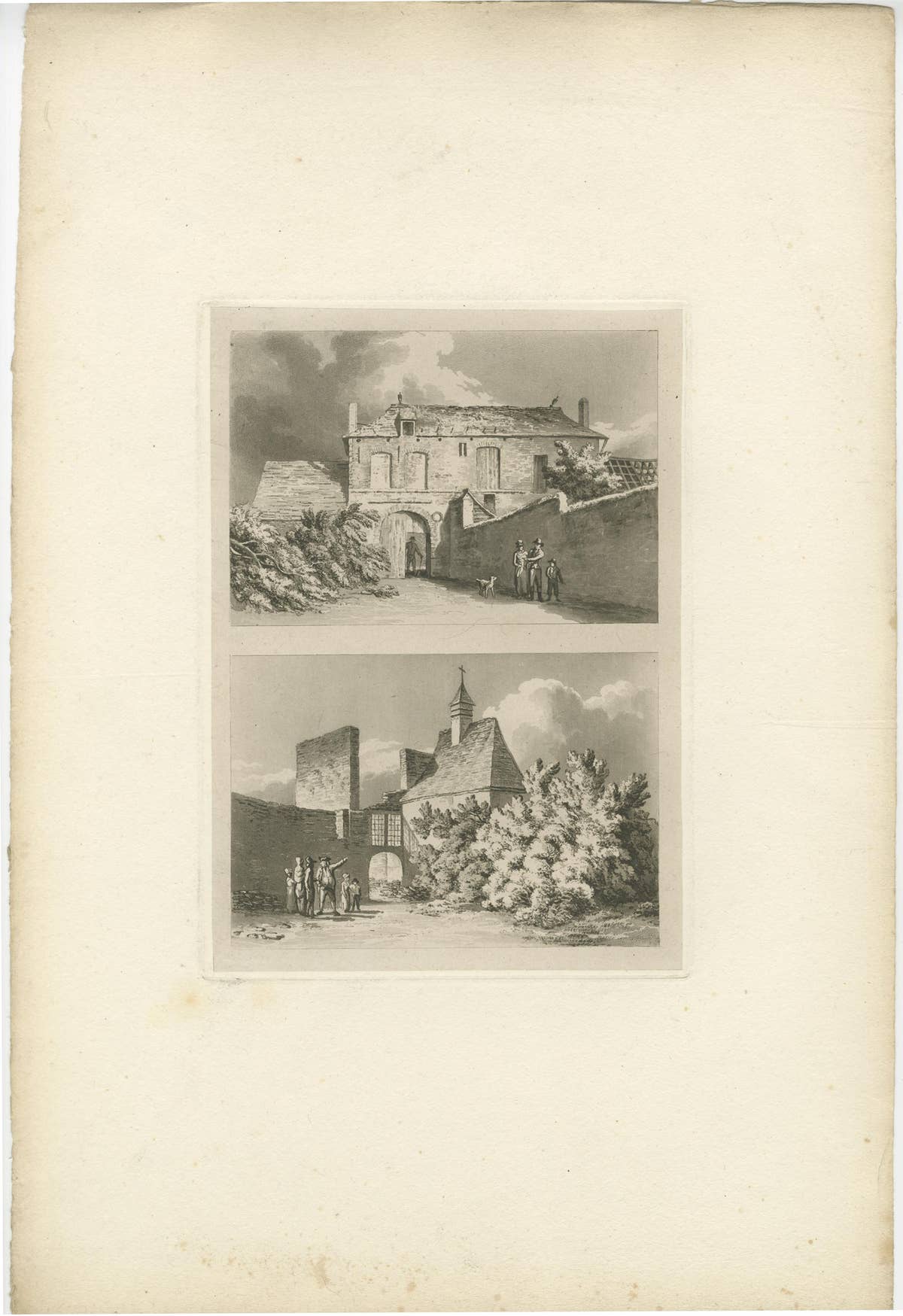 Set of 3 Antique Prints of Flanders and Holland 'circa 1820'