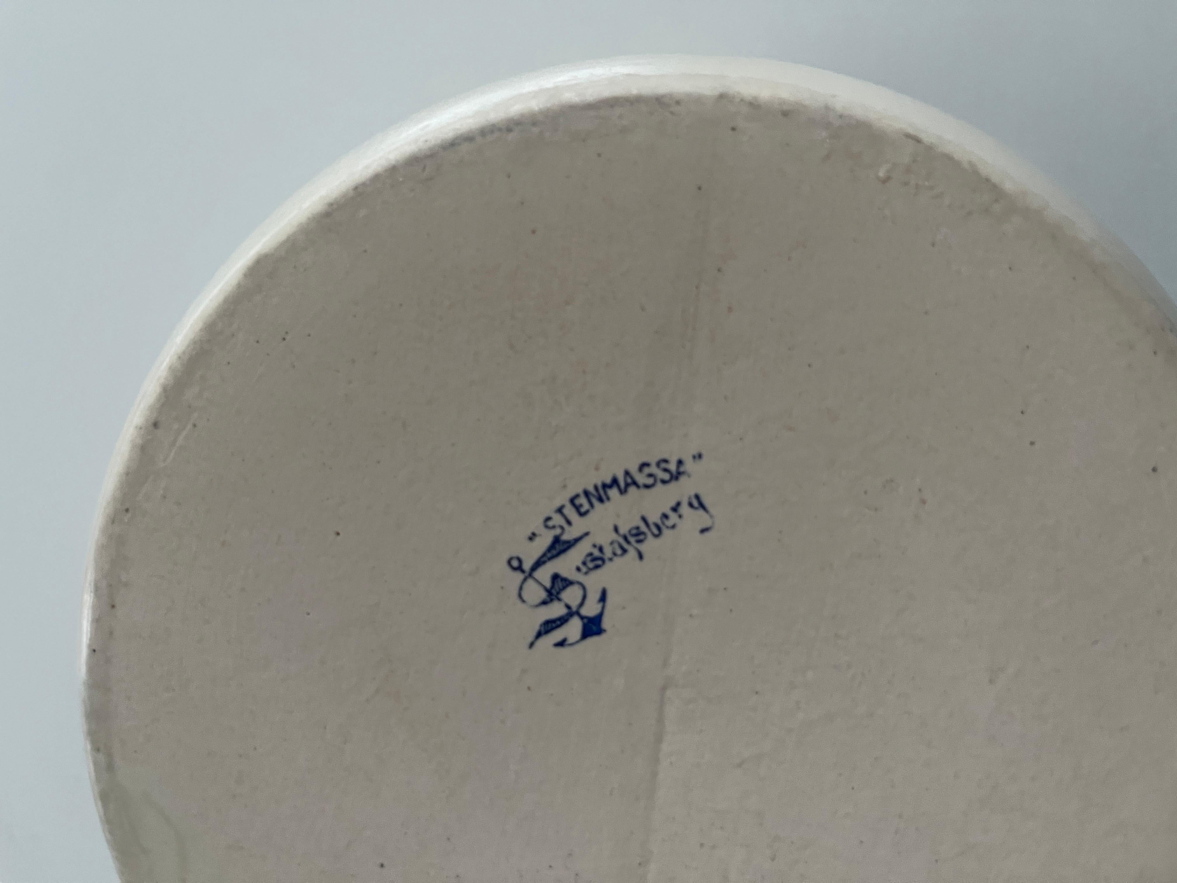 Ensemble de 3 anciennes jarres de conservation en grès suédois, Rörstrand & Gustavsberg, c. en vente 7