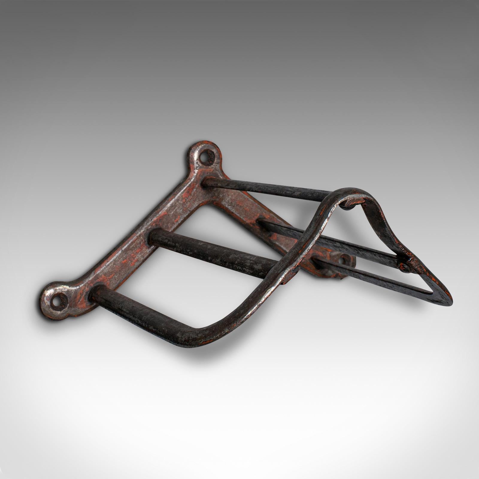 Set of 3 Antique Tack Hanging Racks, English, Equestrian, Wall Mount, Victorian 1