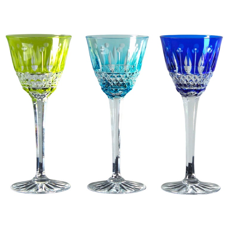3 Bohemian Aperitif Glasses, 1880s, France, Crystal Glass For Sale at  1stDibs