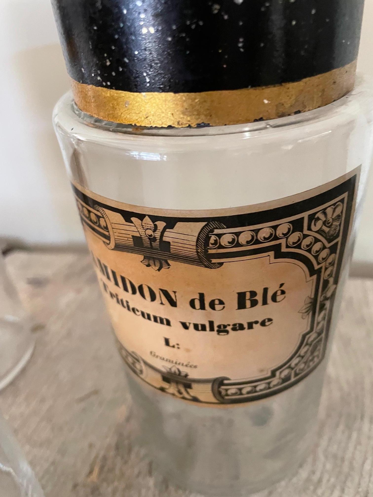 Art Deco Set of 3 apothecary jars For Sale