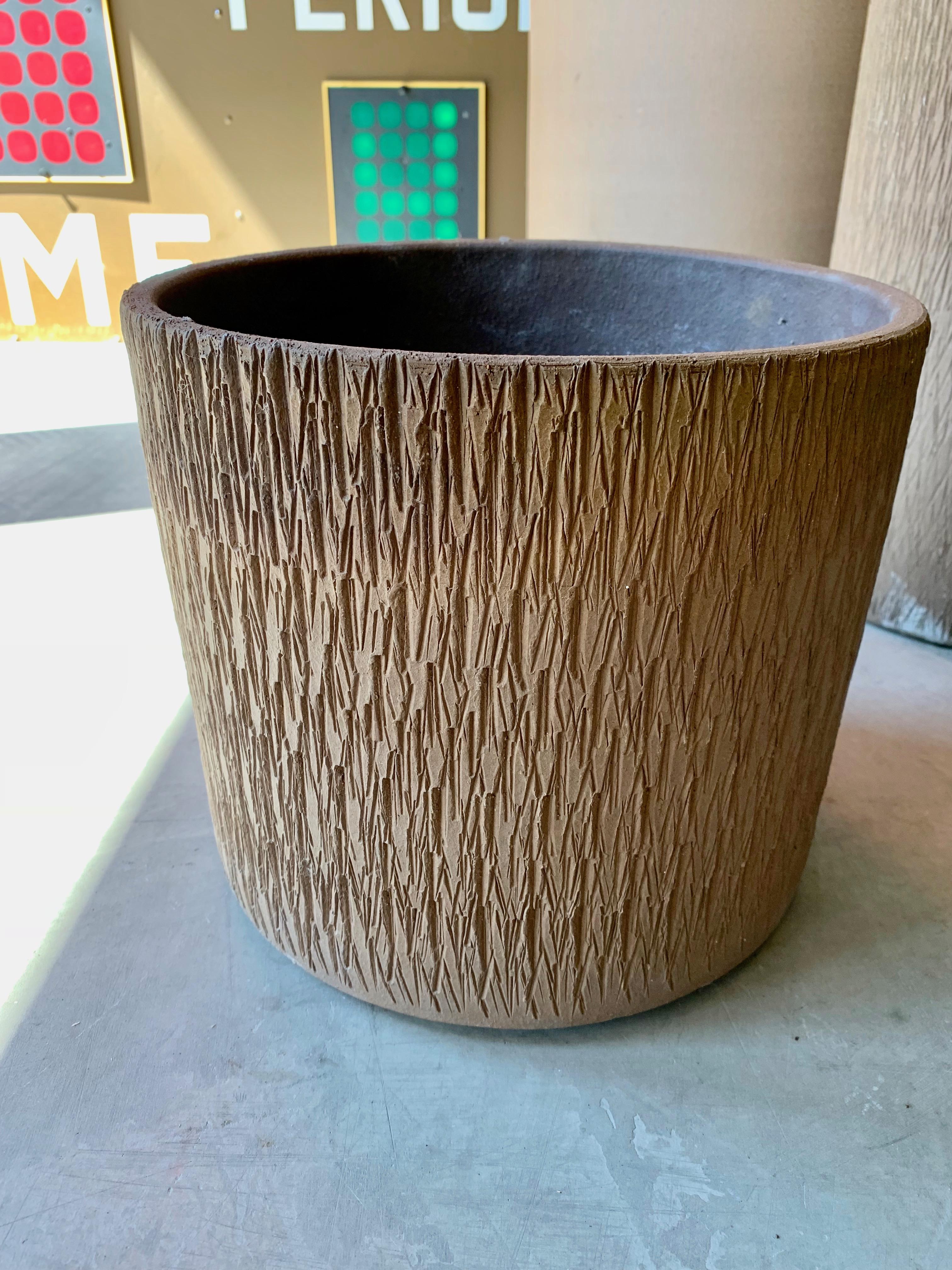 American Set of 3 Architectural Pottery Planters by Gainey Ceramics