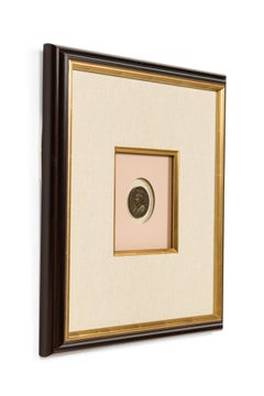 Set of 3 Armand Auguste Caqué French Empire Framed Commemorative Coins