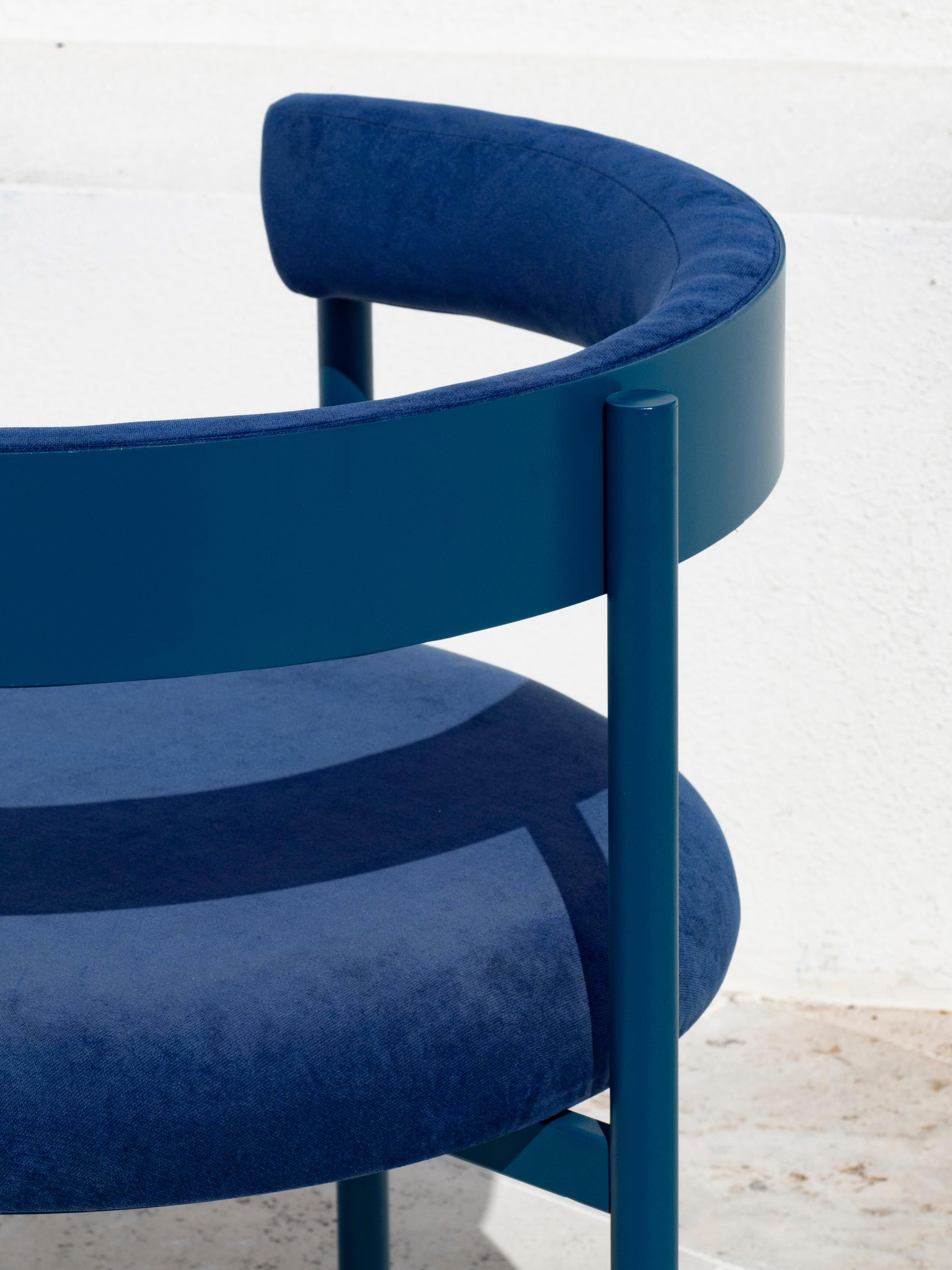 Altro Set di 3 sedie Aro 'Oceano, Merlot & Dark Blue' di Ries in vendita