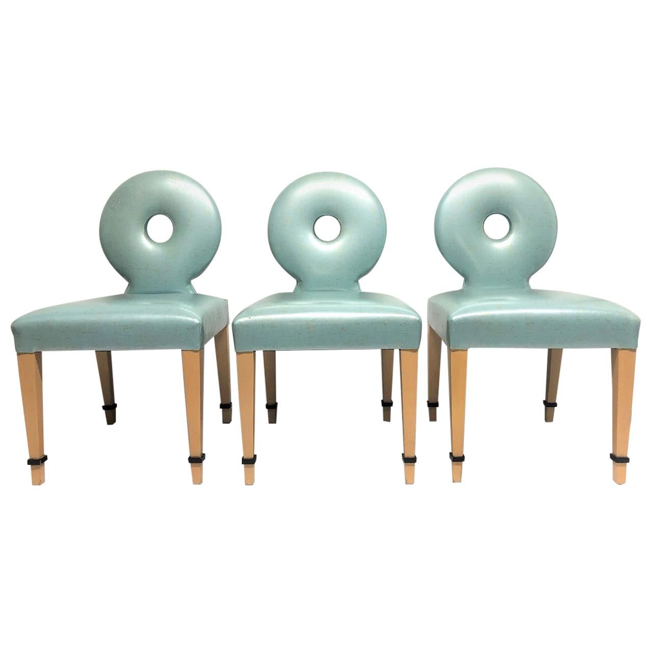 Three Art Deco Chairs For Sale at 1stDibs