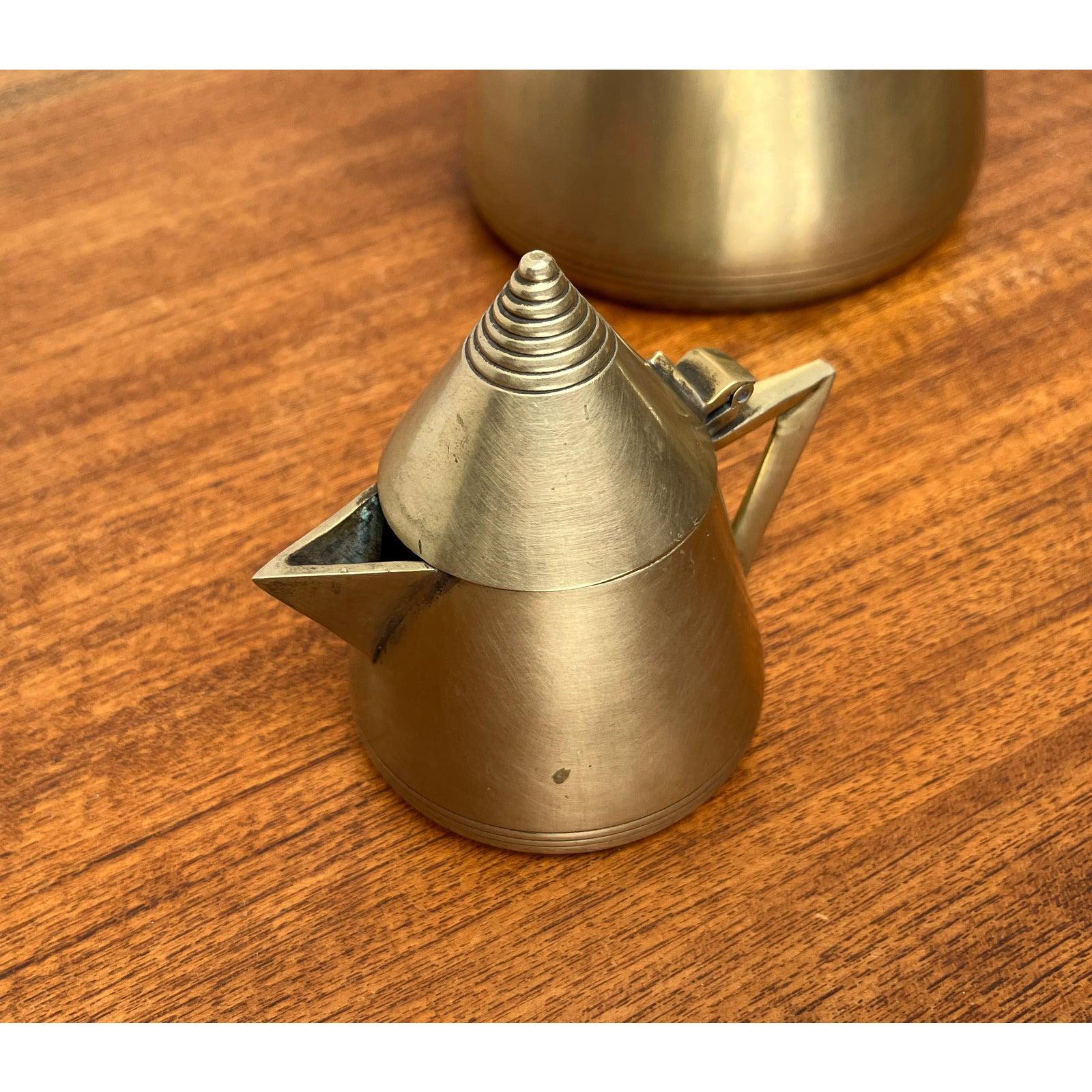 Ensemble de 3 théières Art Déco, pot à suger, pot à lait, pot à lait, années 1960 en vente 1