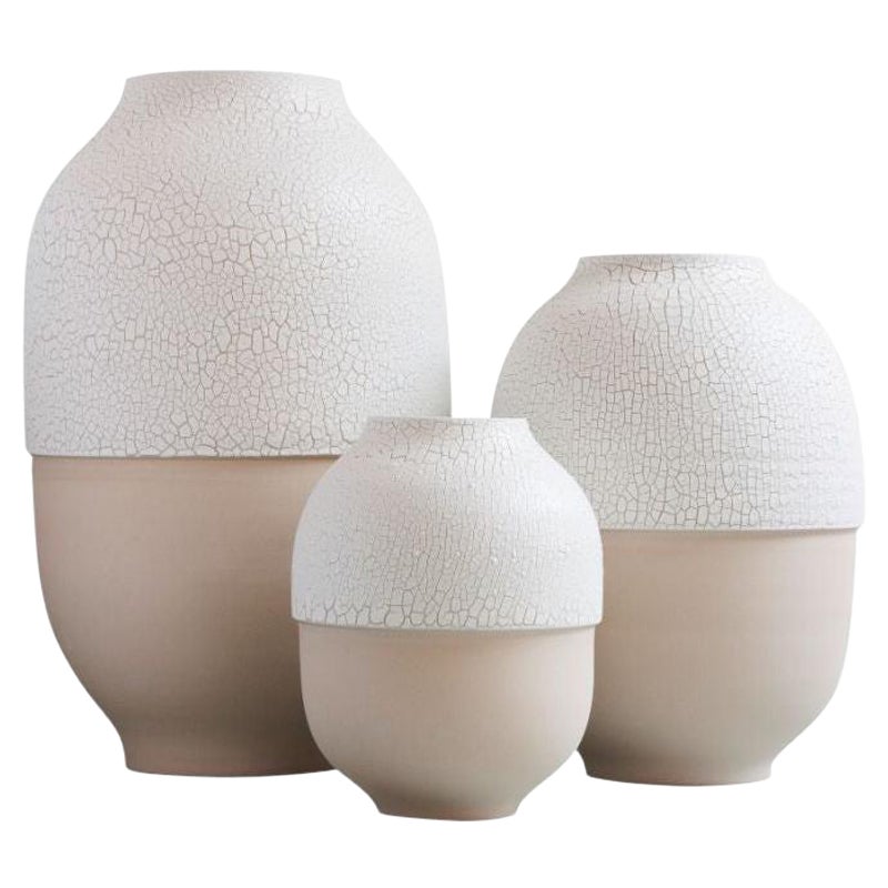 Set of 3 Atacama Vases by Josefina Munoz