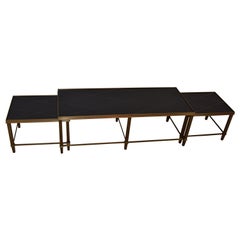 Set of 3 Baker Bronze Nesting Coffee Tables by Bill Sofield Harlequin