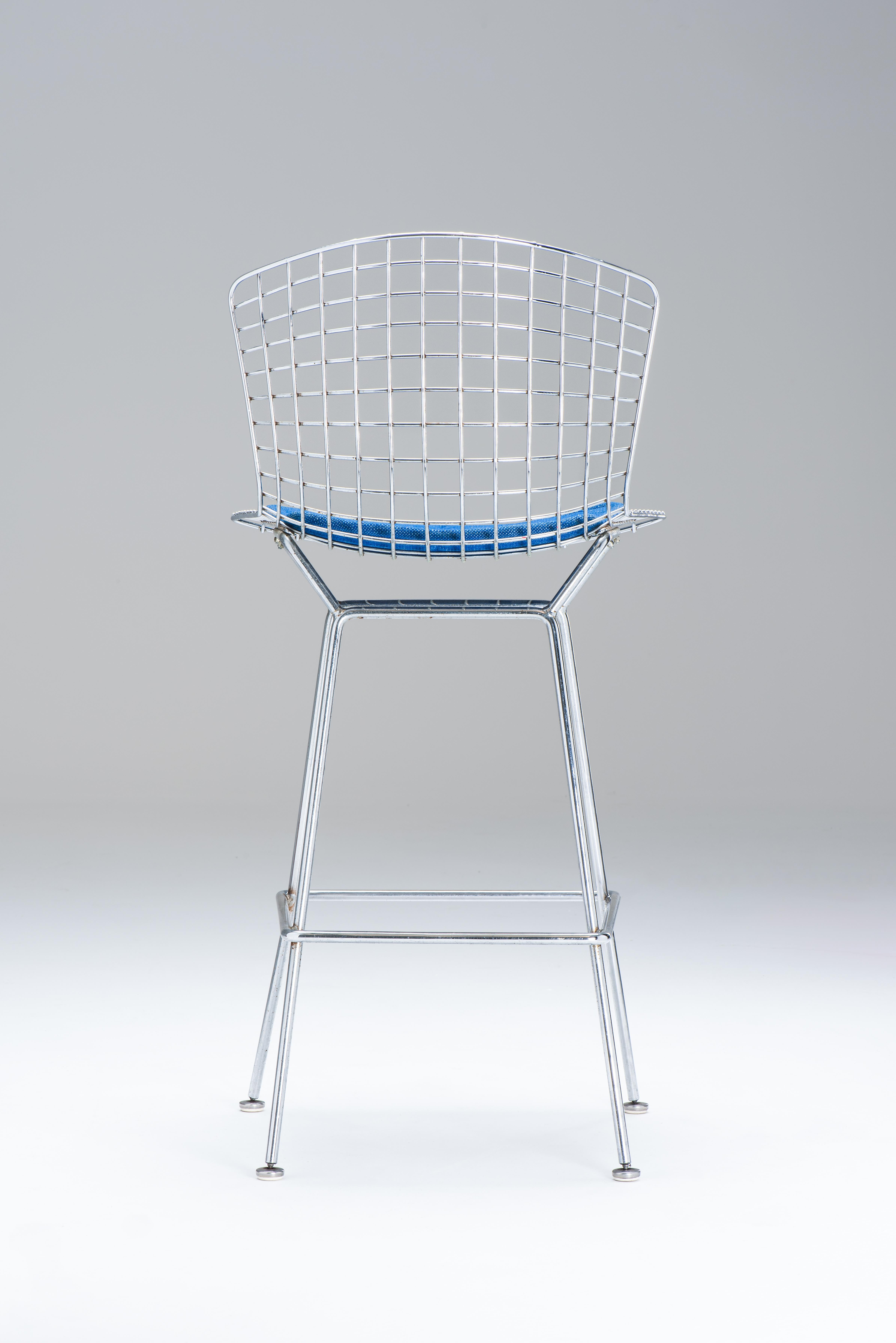 American Set of 3 Bar Stools - Harry Bertoia For Sale