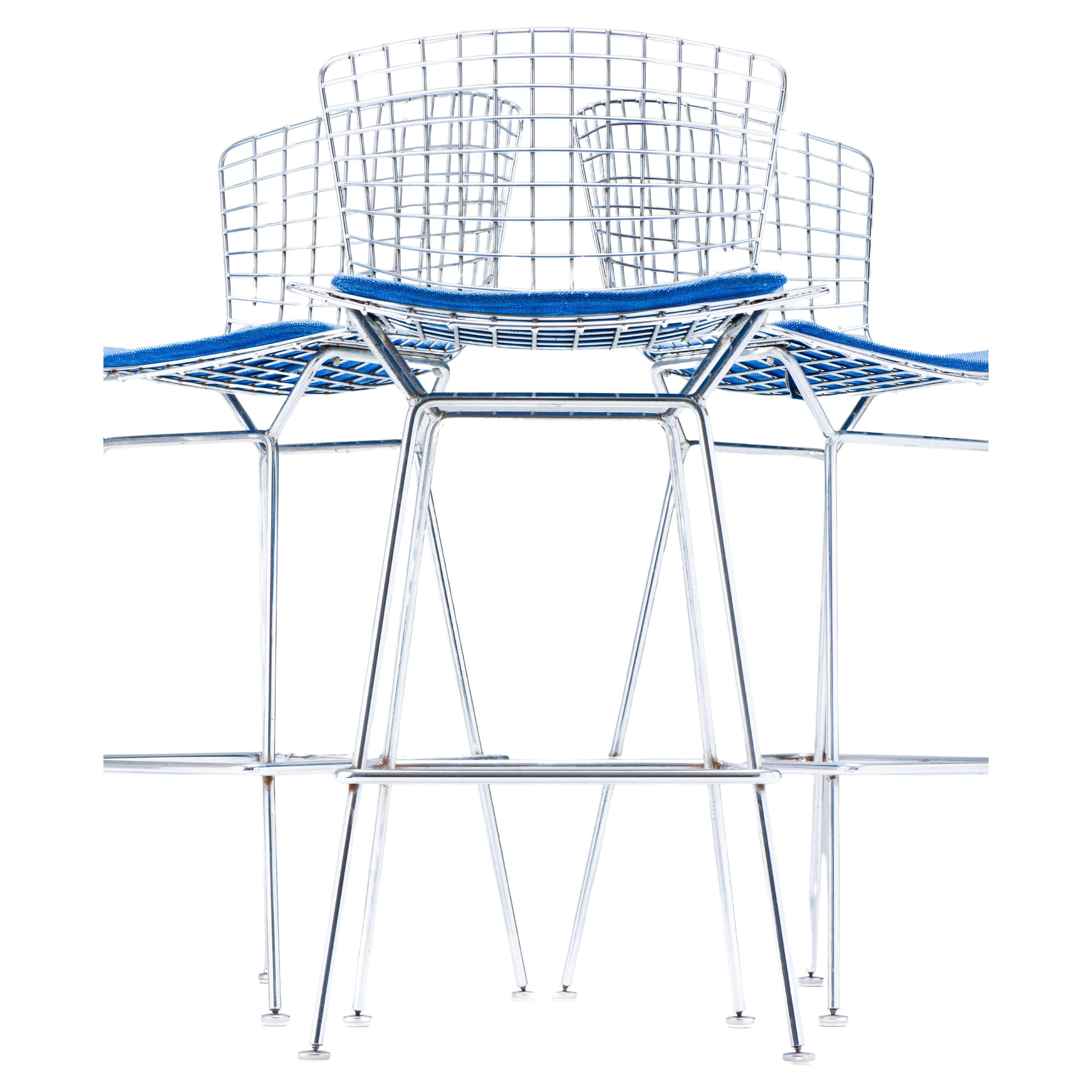Set of 3 Bar Stools - Harry Bertoia