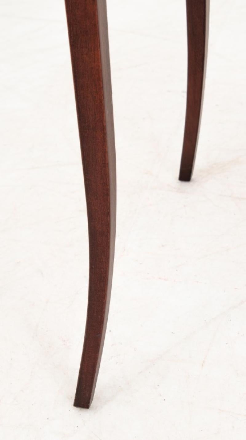 Set of 3 Barbara Barry for Baker Furniture Mahogany Nesting Tables 1
