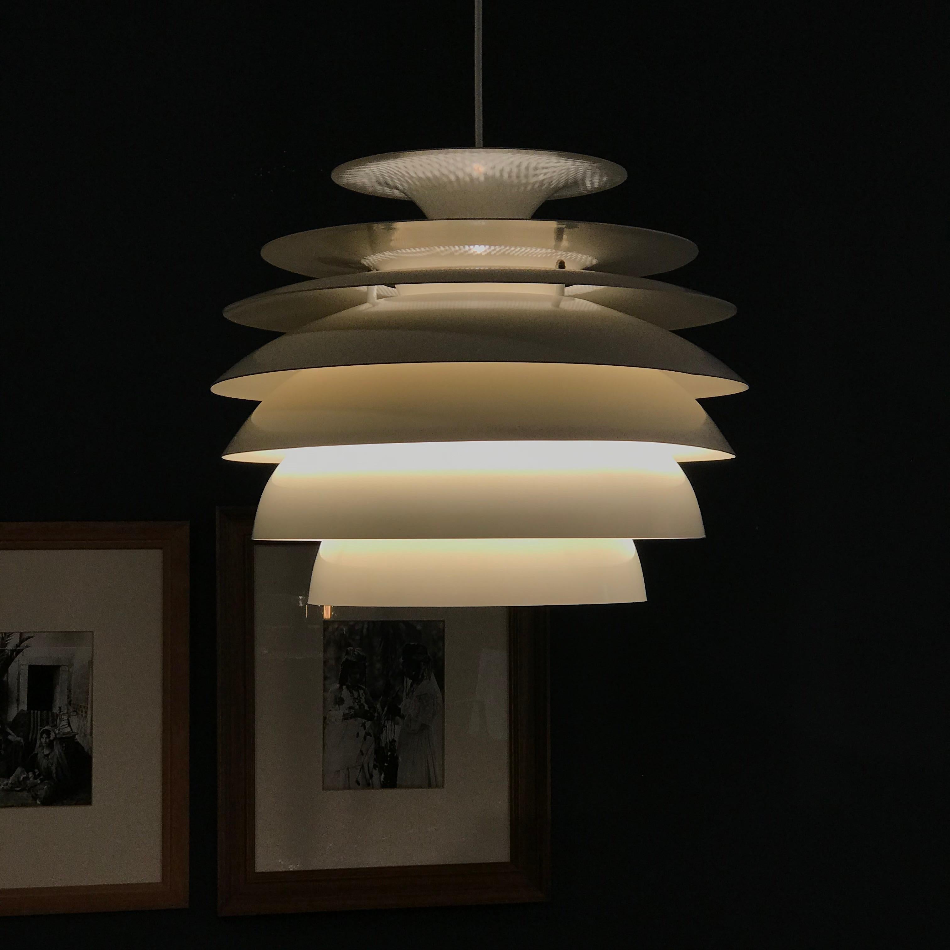Metallo Set di 3 lampade Bent Karlby 'Lyfa' (1960, Danimarca) in vendita