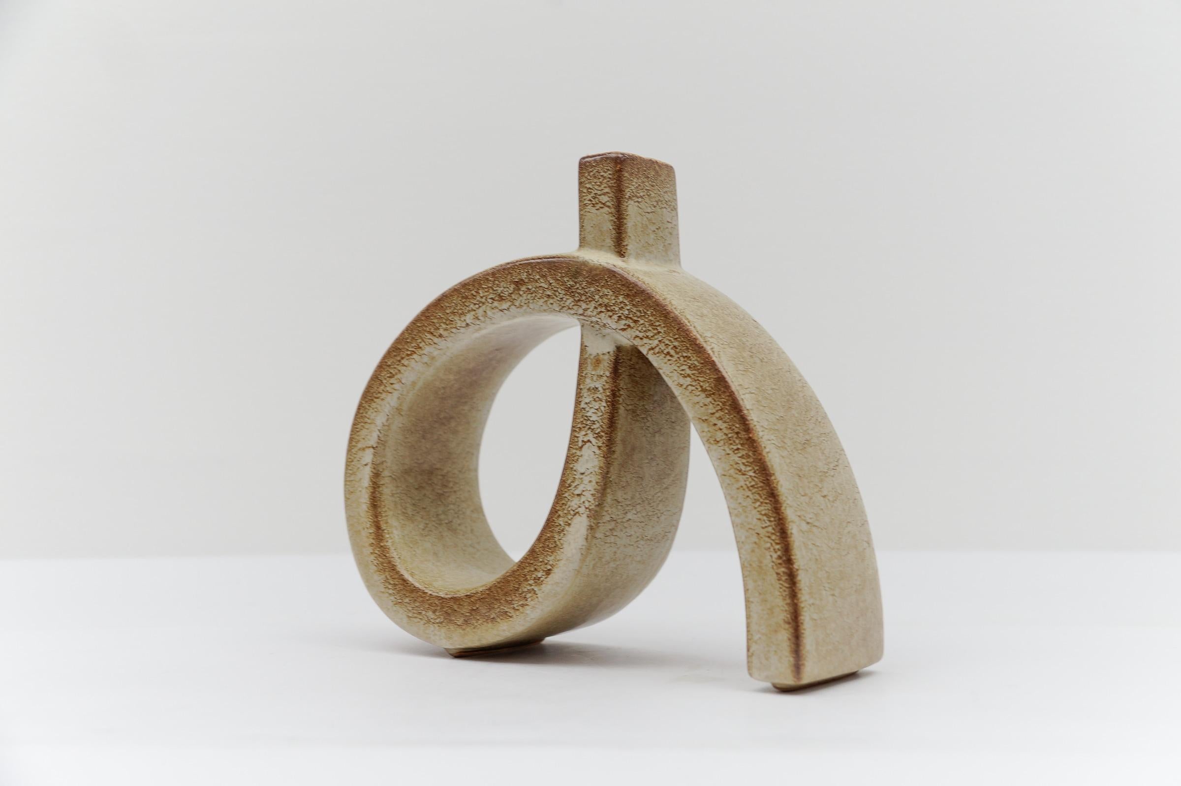 Set of 3 Bertoncello Ceramic Vases, 1960s, Italy For Sale 11