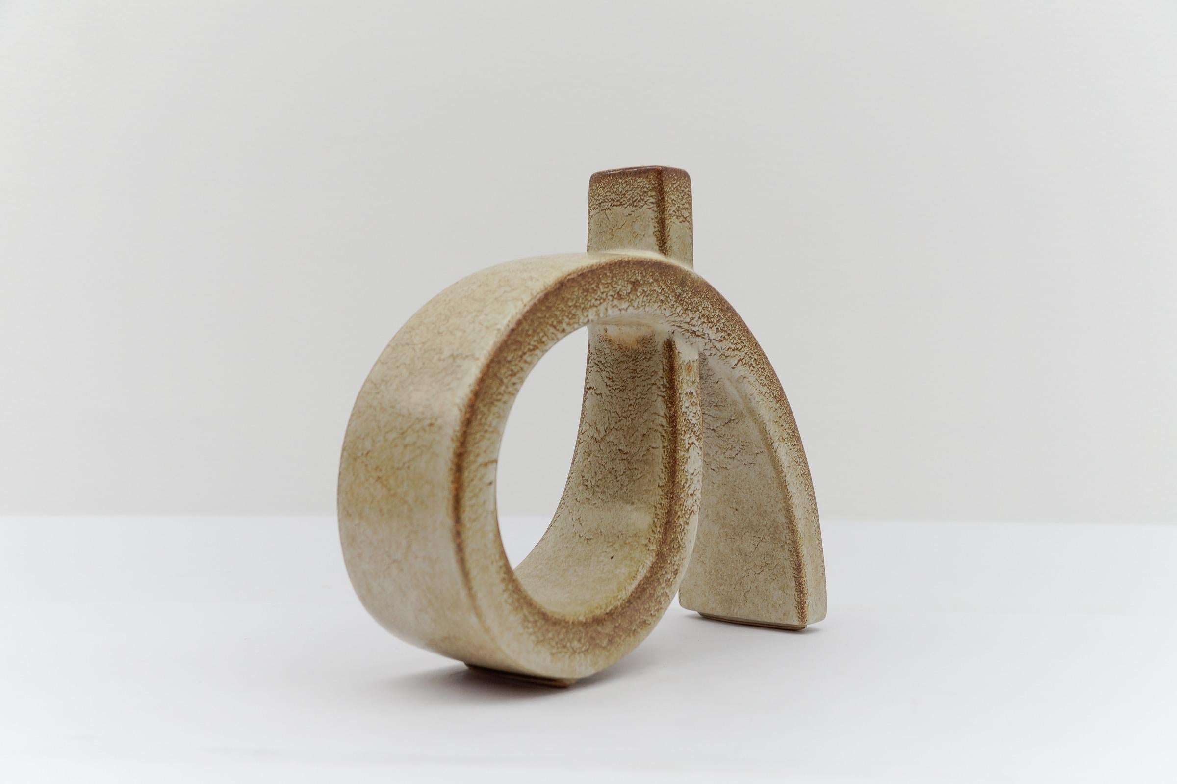 Set of 3 Bertoncello Ceramic Vases, 1960s, Italy For Sale 12