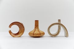 Set of 3 Bertoncello Ceramic Vases, 1960s, Italy