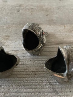 Set de 3 ceniceros para pájaros