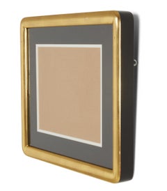 Set of 3 Black and Gilt Curved Corner Gallery Frames