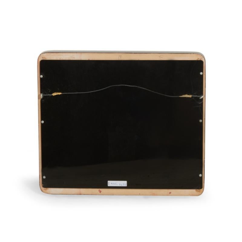 Giltwood Set of 3 Black and Gilt Curved Corner Gallery Frames For Sale