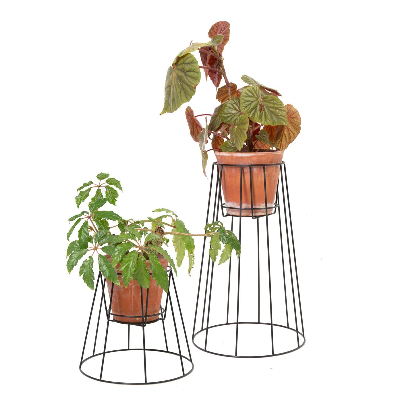 XXI secolo e contemporaneo Set di 3 piantane Cibele nere di OK Design in vendita