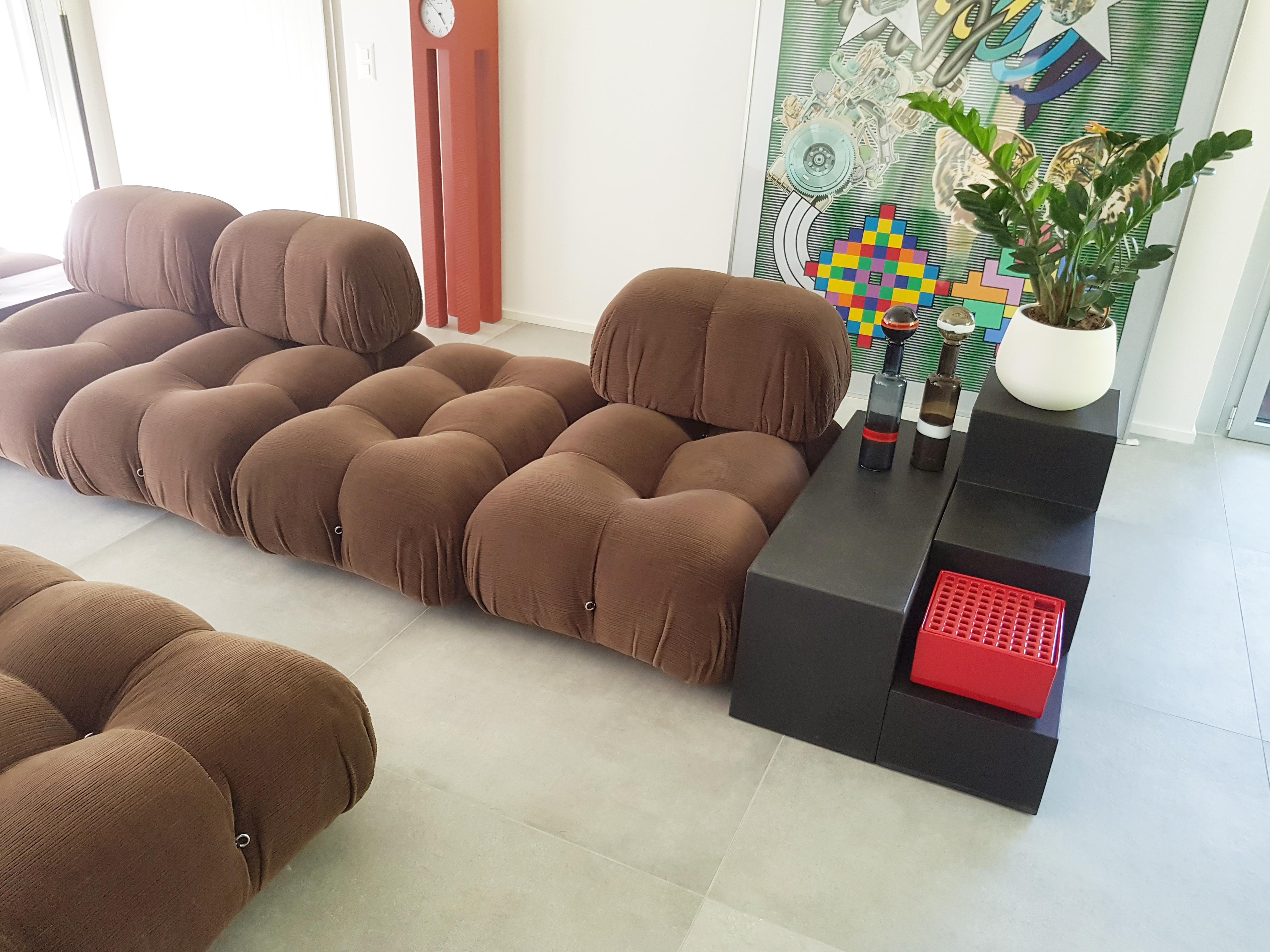 Set of 3 Black Modular Tables 