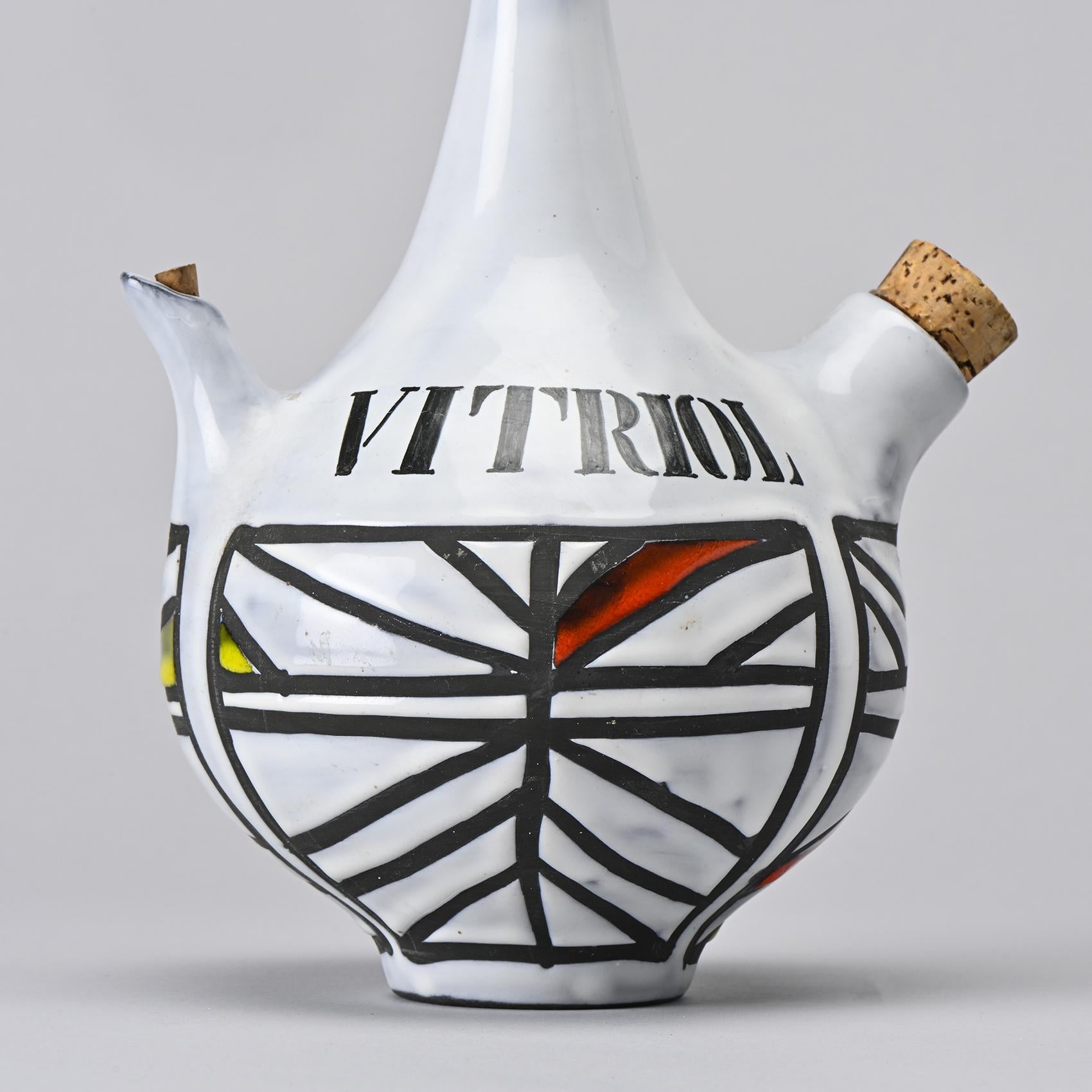 Set of 3 Bottles by Roger Capron, France circa 1955 For Sale 5