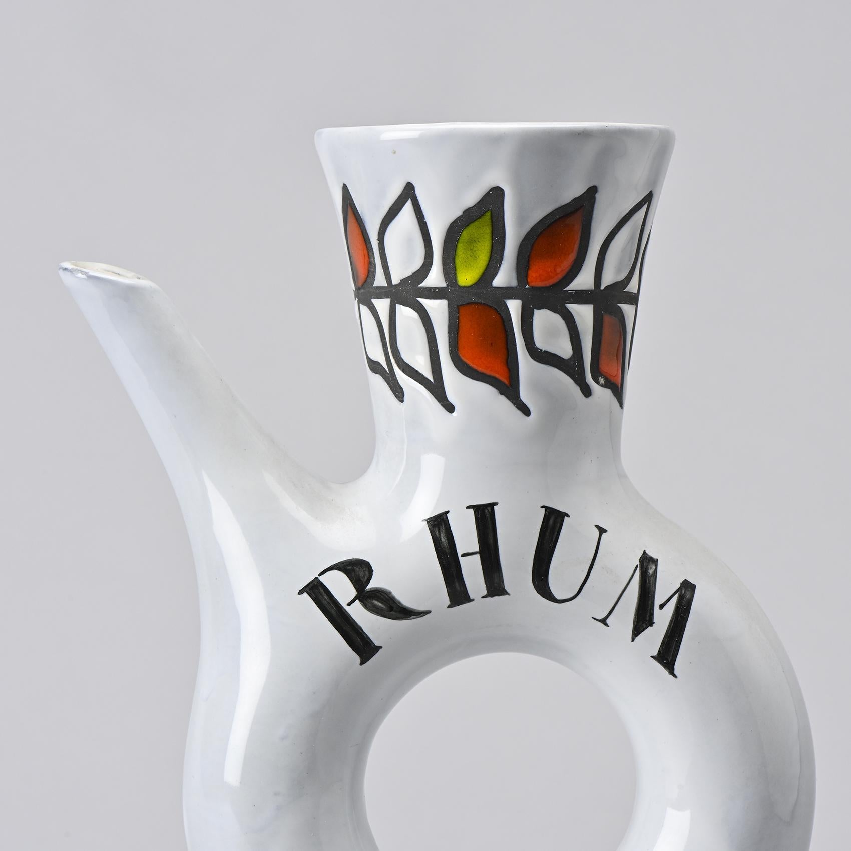 Mid-Century Modern Set of 3 Bottles by Roger Capron, France circa 1955 For Sale