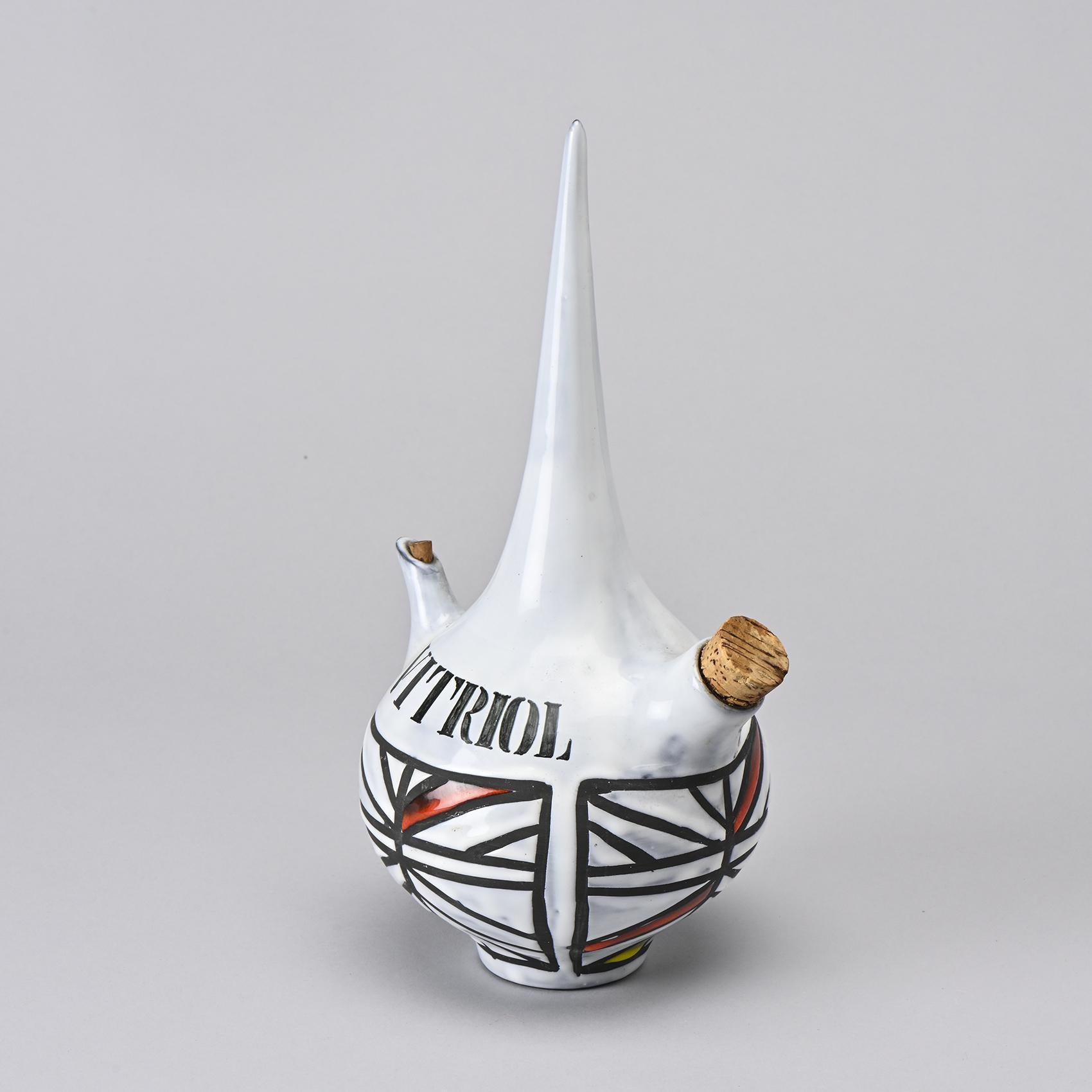 Set of 3 Bottles by Roger Capron, France circa 1955 For Sale 2