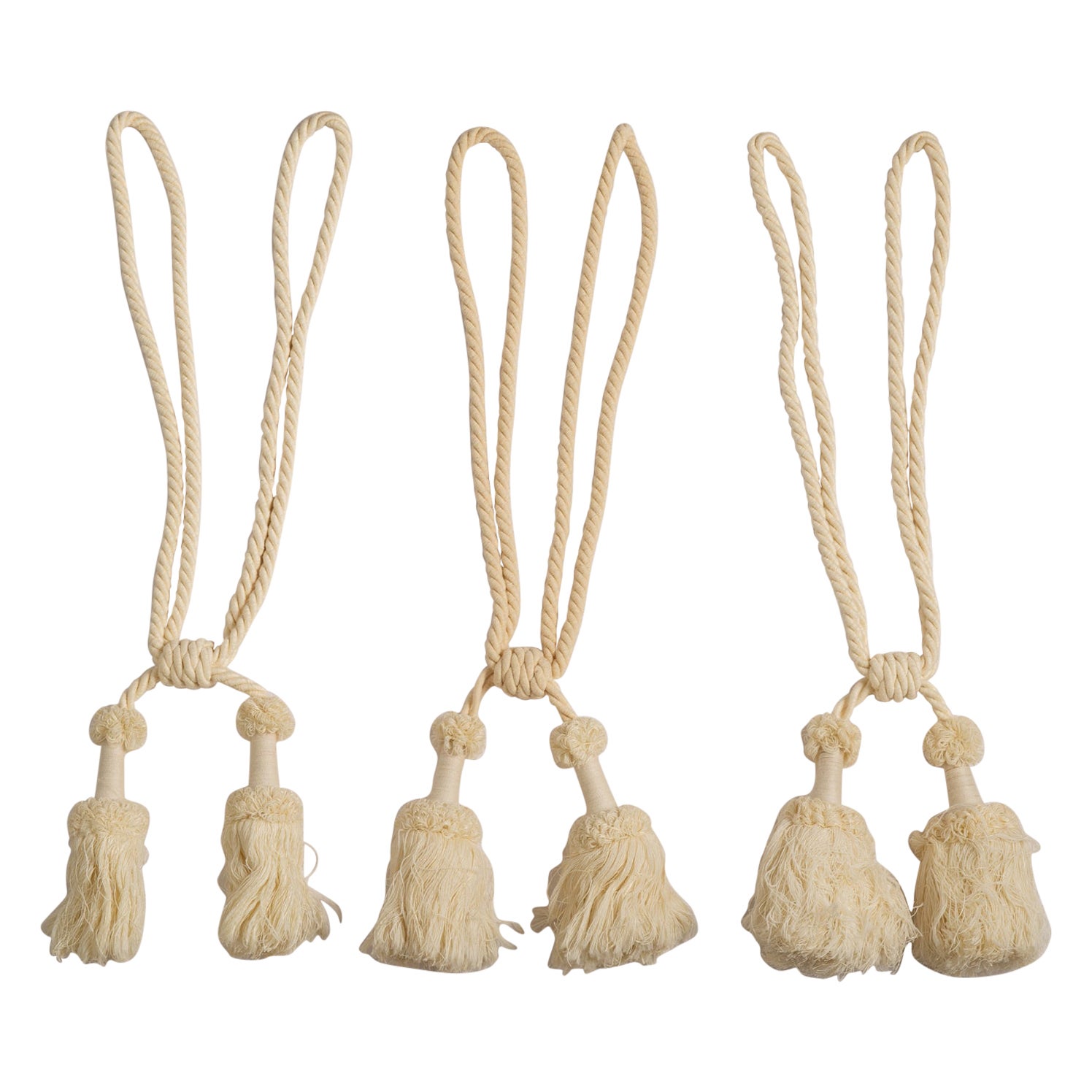 Set of 3 Brackets for Curtains