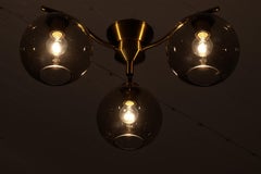Satz von 3 Lights aus Messing von Holger Johansson, Schweden, 1970er Jahre