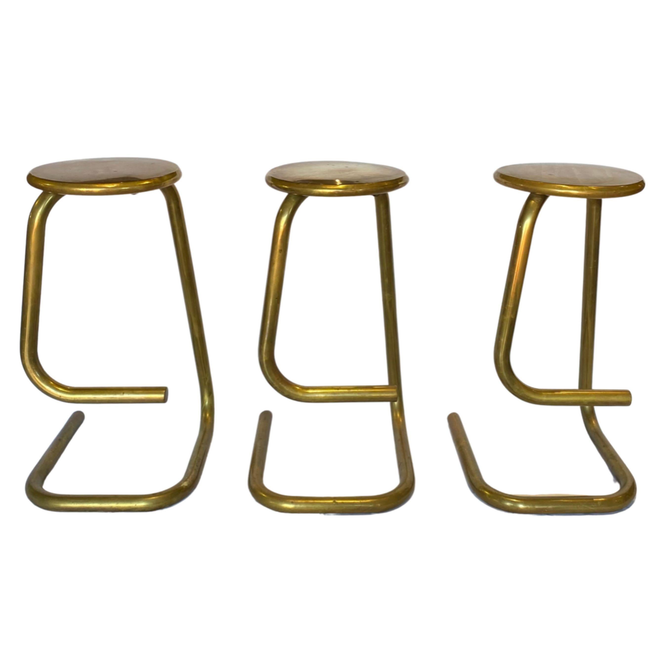 paperclip stool chrome