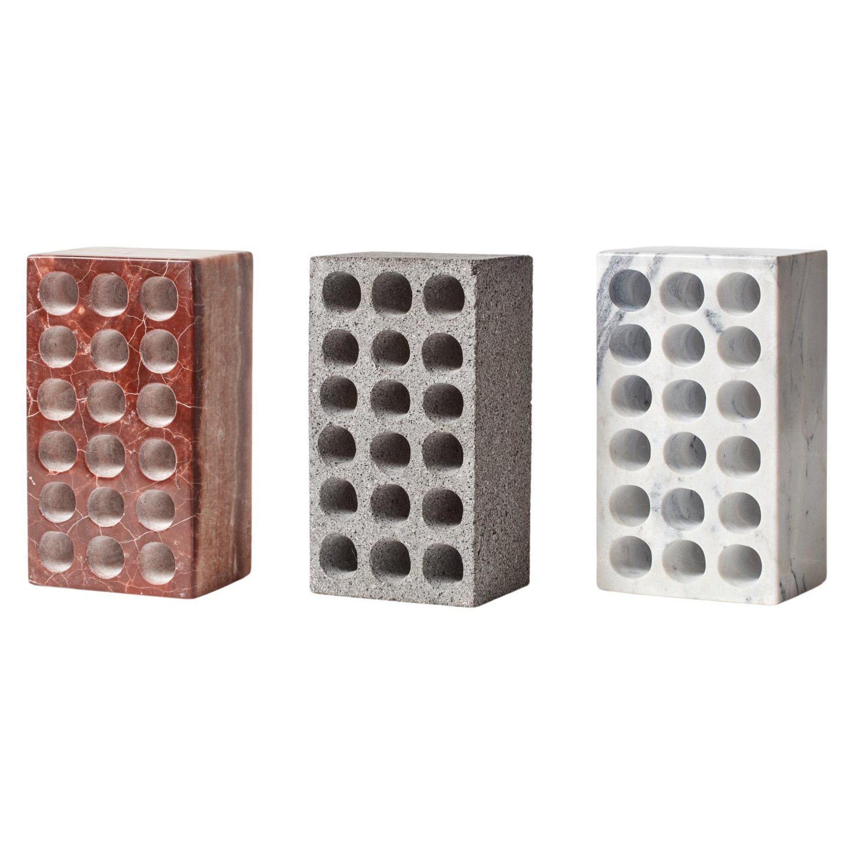 Set of 3 Bricks by Estudio Rafael Freyre