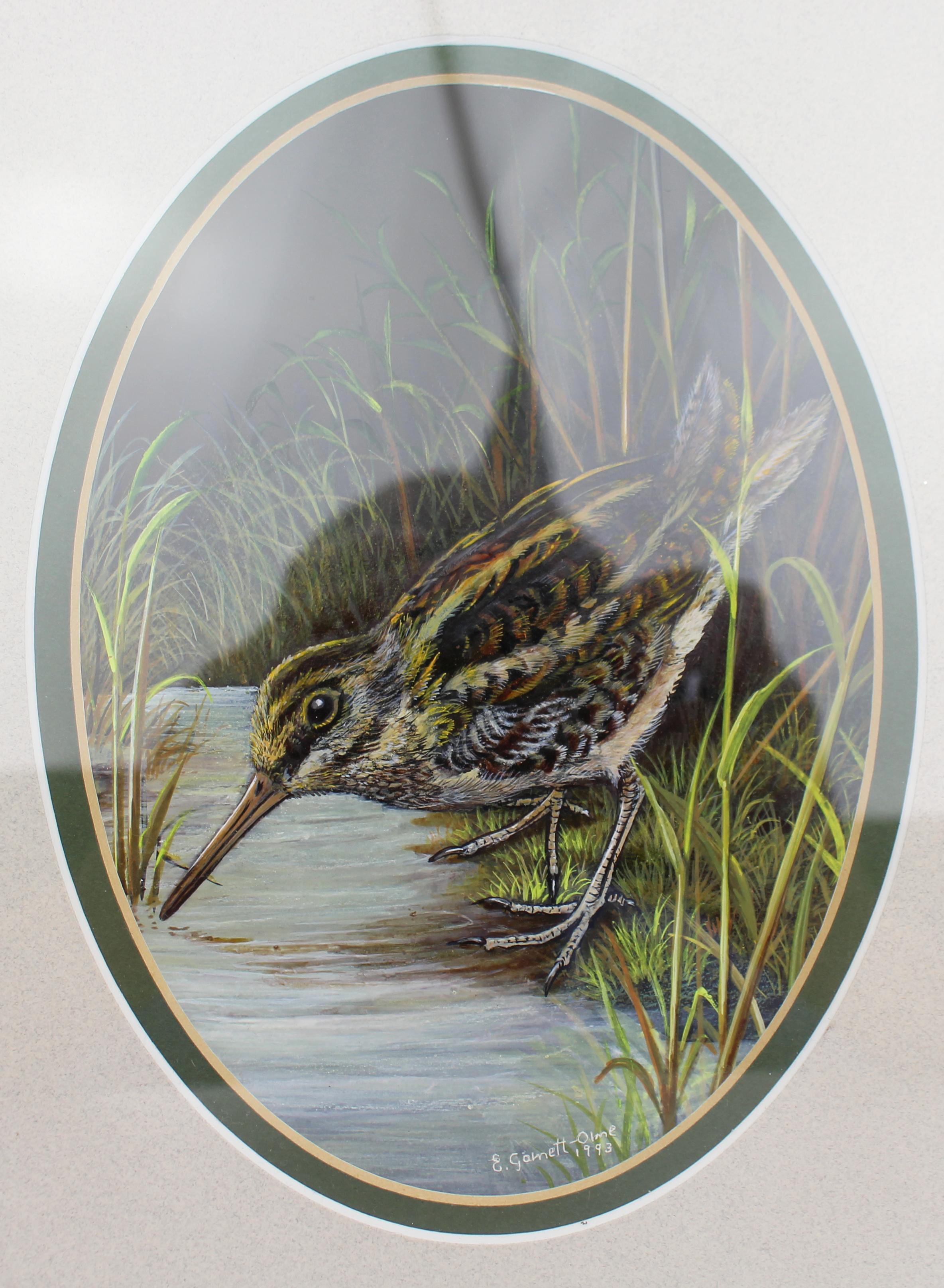Set of 3 British Bird Paintings by Liz Garnett-Orme en venta 6