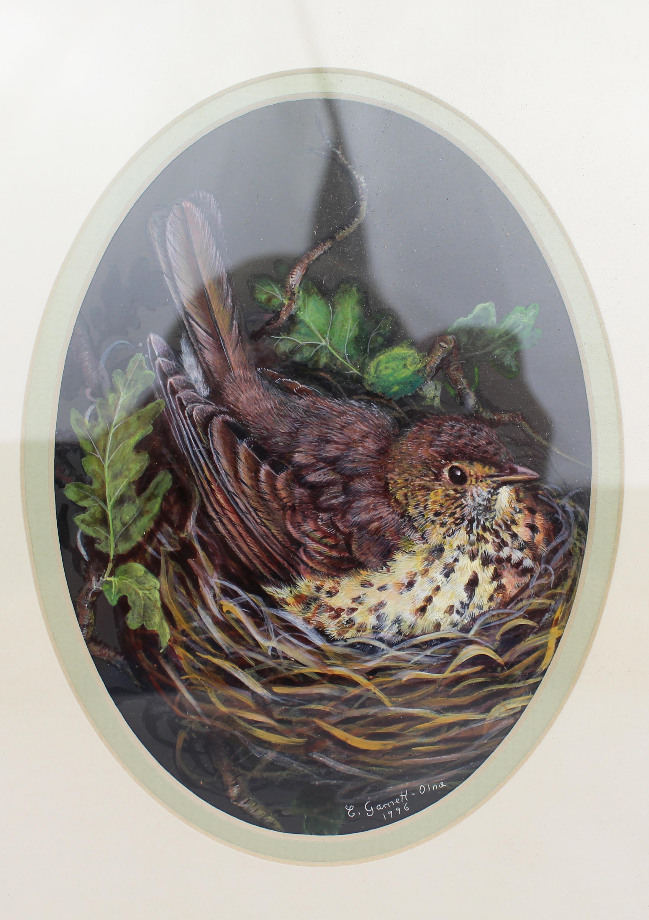 Set of 3 British Bird Paintings by Liz Garnett-Orme en Bueno estado para la venta en Worcester, GB