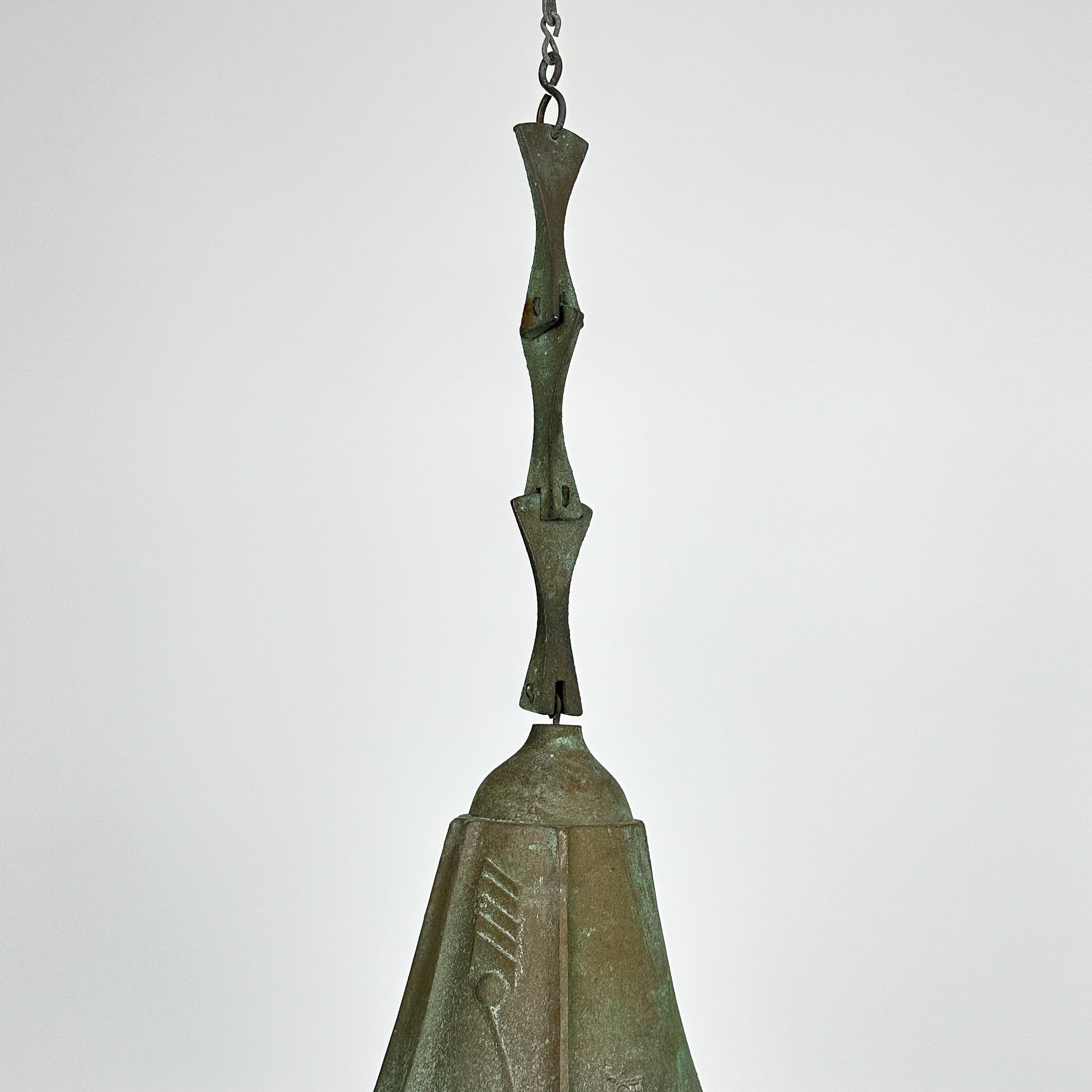 Set of 3 Bronze Bells / Wind Chimes by Paolo Soleri for Arcosanti 3