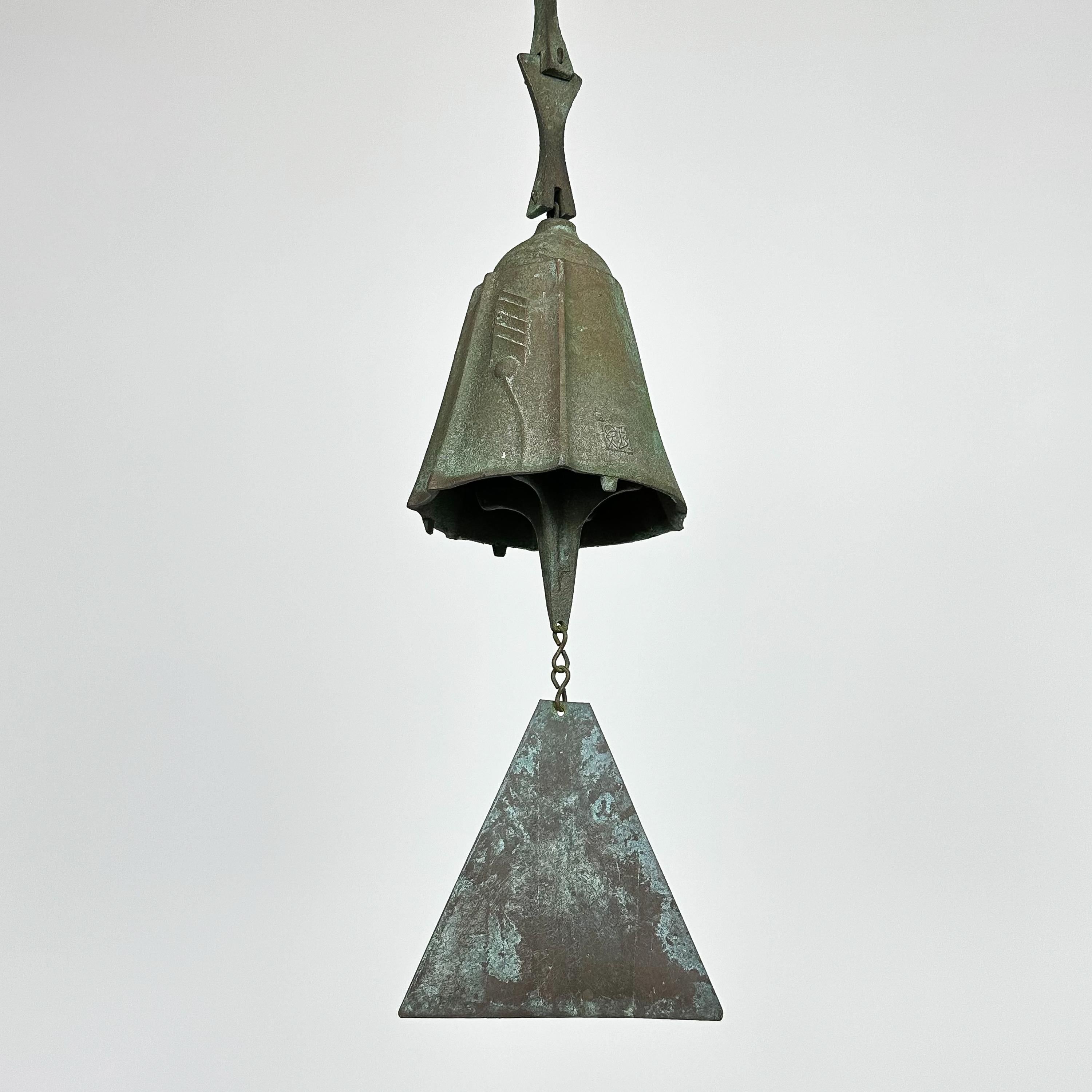 Set of 3 Bronze Bells / Wind Chimes by Paolo Soleri for Arcosanti 1