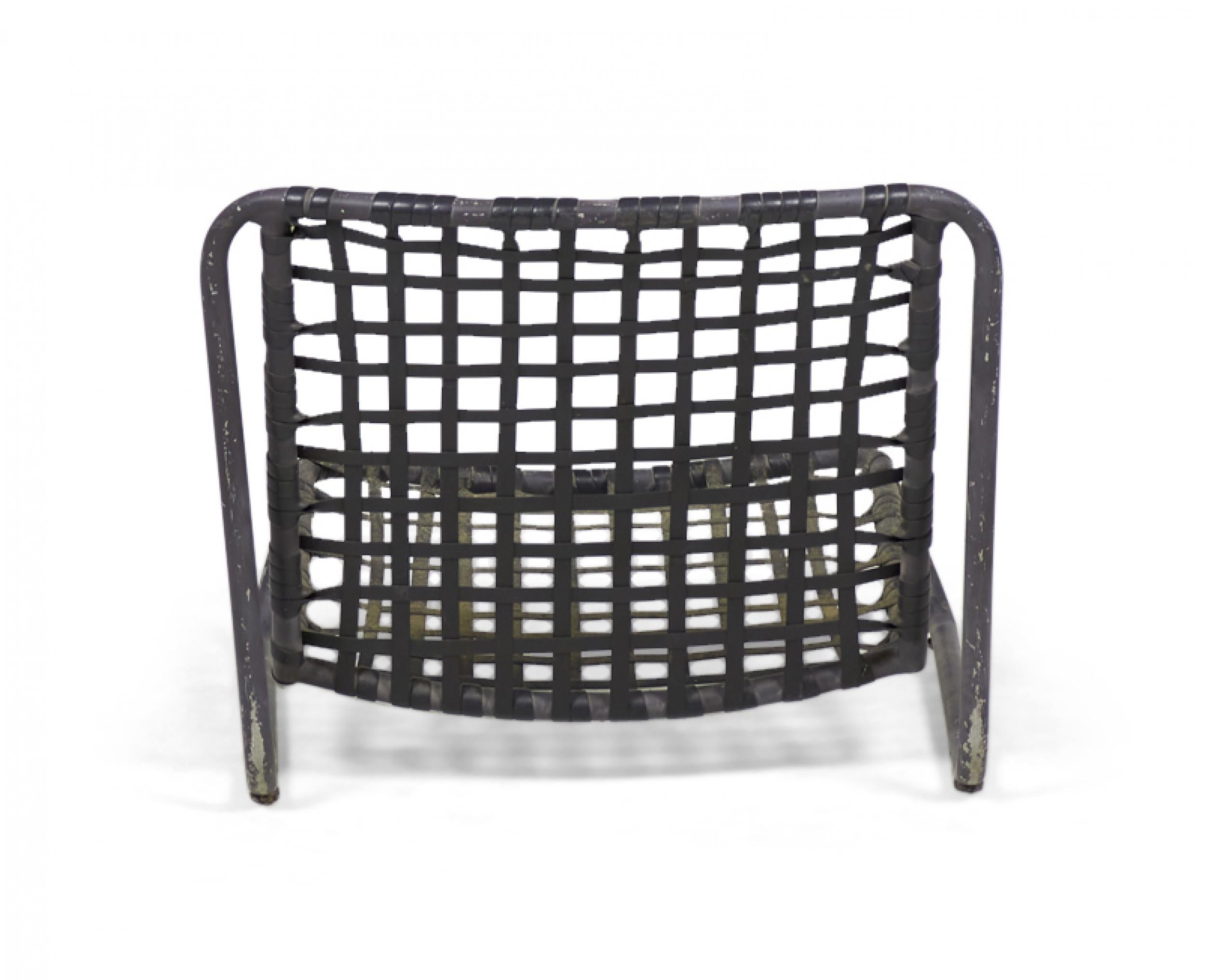 Mid-Century Modern Set of 3 Brown Jordan American Mid-Century Outdoor Aluminum Beach / Sand Chairs