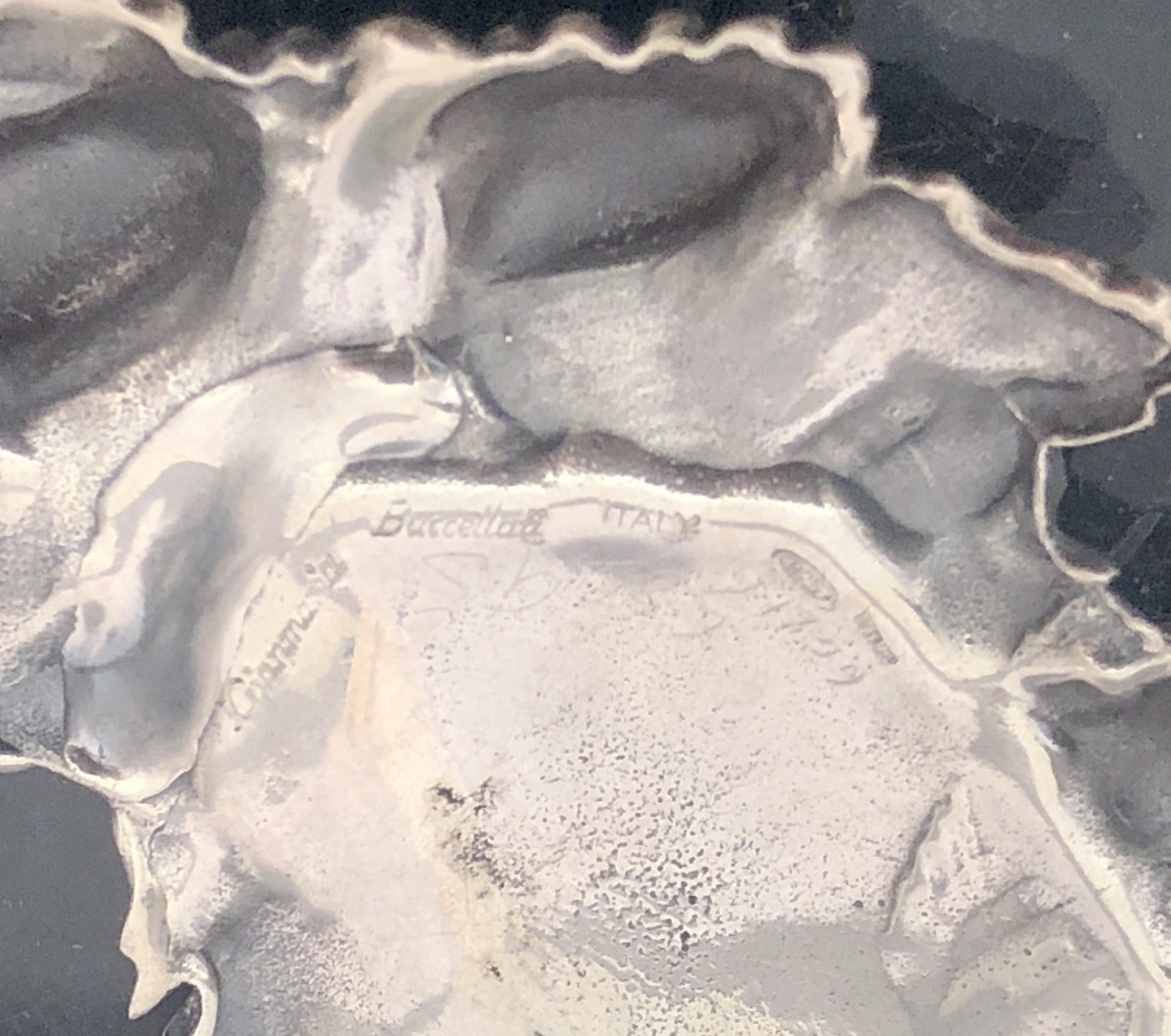 Italiano Set di 3 etichette per brocca in argento sterling Buccellati in vendita