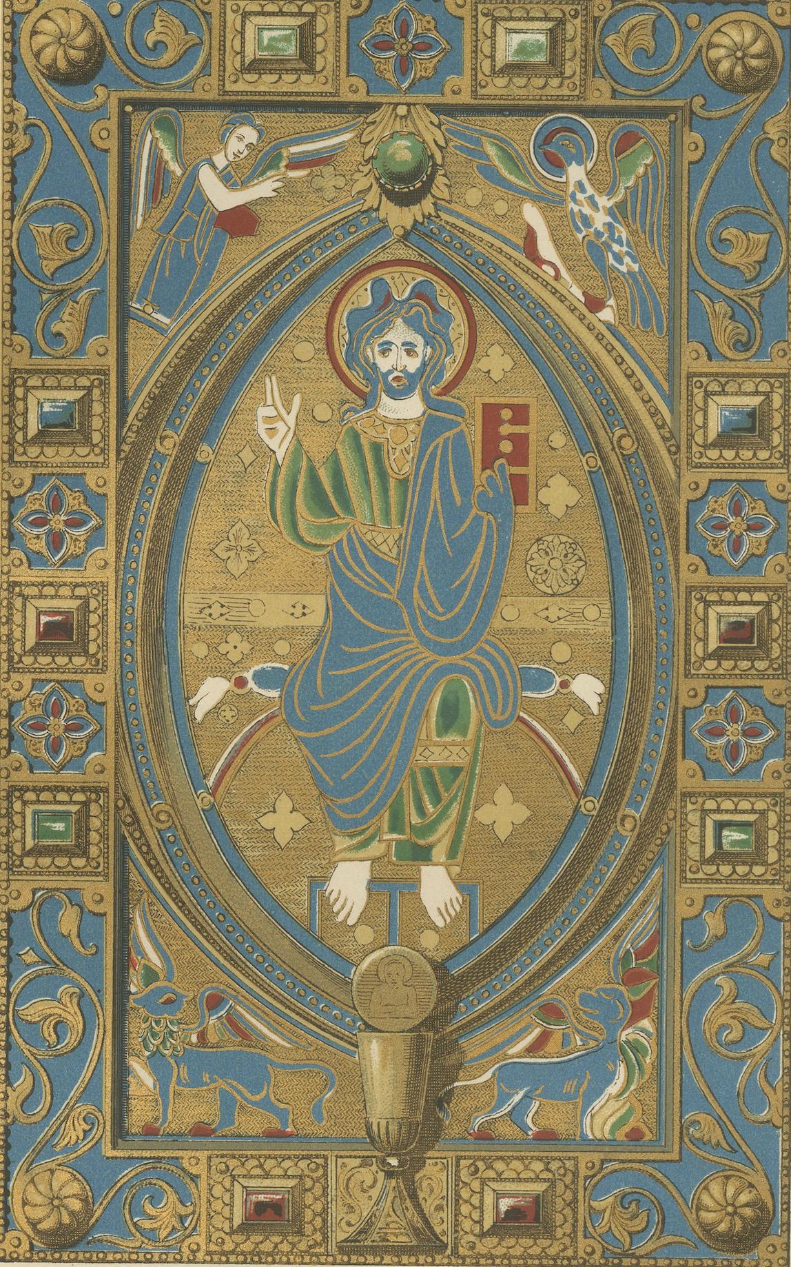 Set of 3 Byzantine Style Prints by H. Dolmetsch from Ornamentenschatz, 1887 For Sale 3