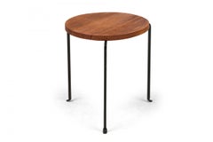 Set of 3 California Design Wrought Iron & Birch Stacking Stools