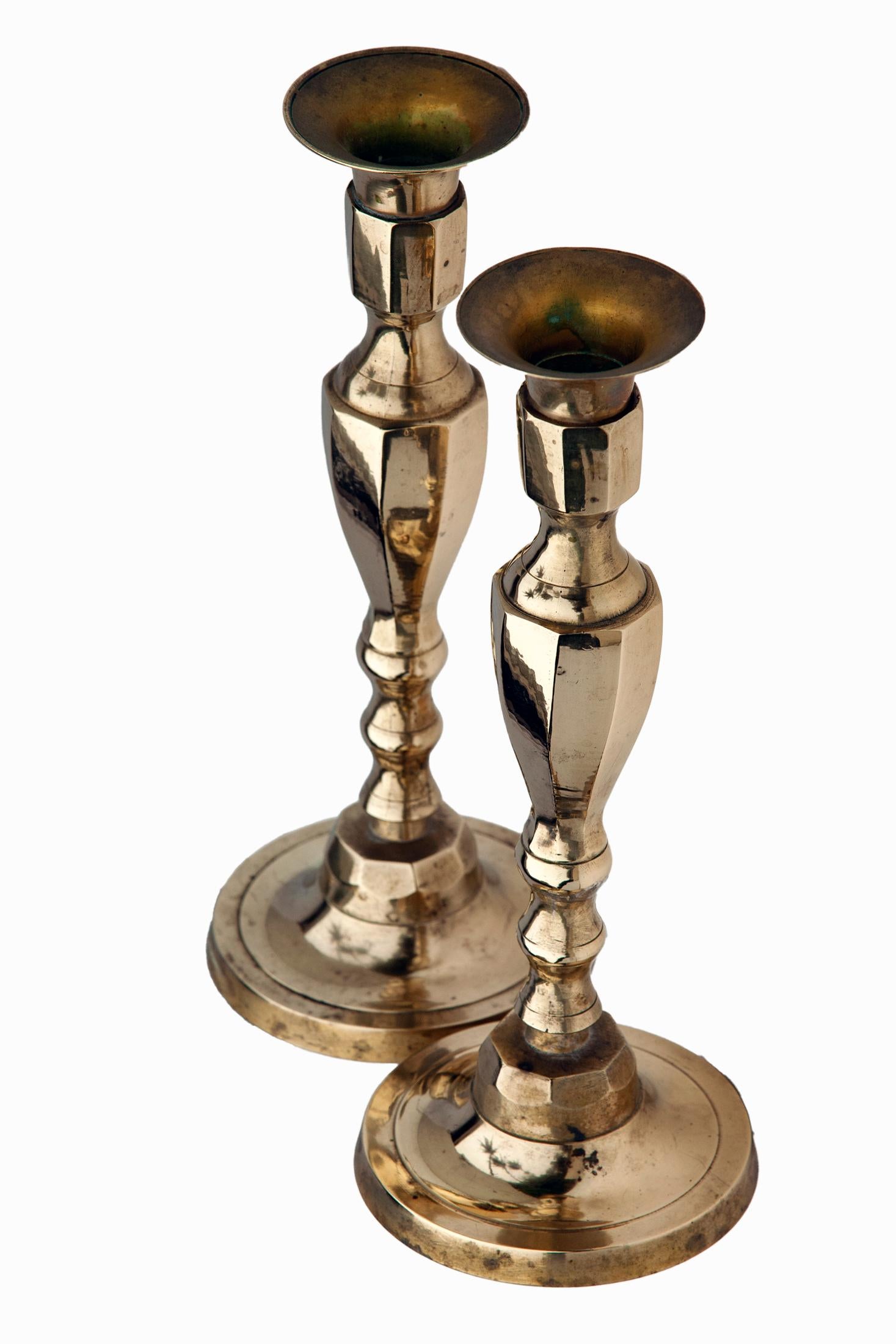 20th Century Set Of 3 Candlesticks For Sale