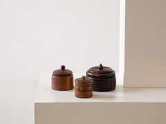 Set of 3 Canisters, Belgium c1960s
