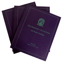 Set di 3 cat. in custodia, Collezione Prescott, Edizione rara e numerata Christie's
