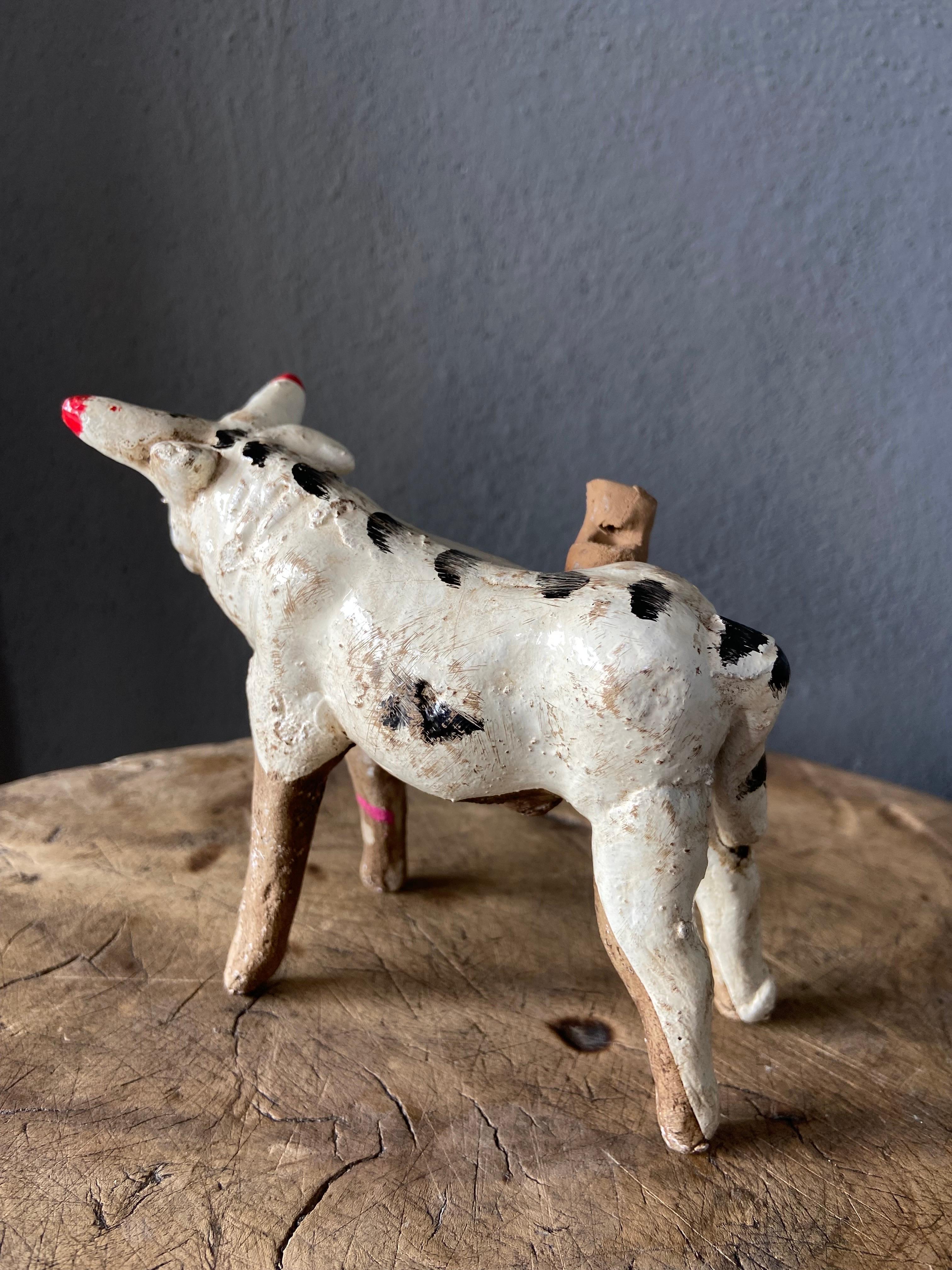 Set of 3 Ceramic Animal Figures from Mexico, Circa 1980s and 1990s For Sale 3
