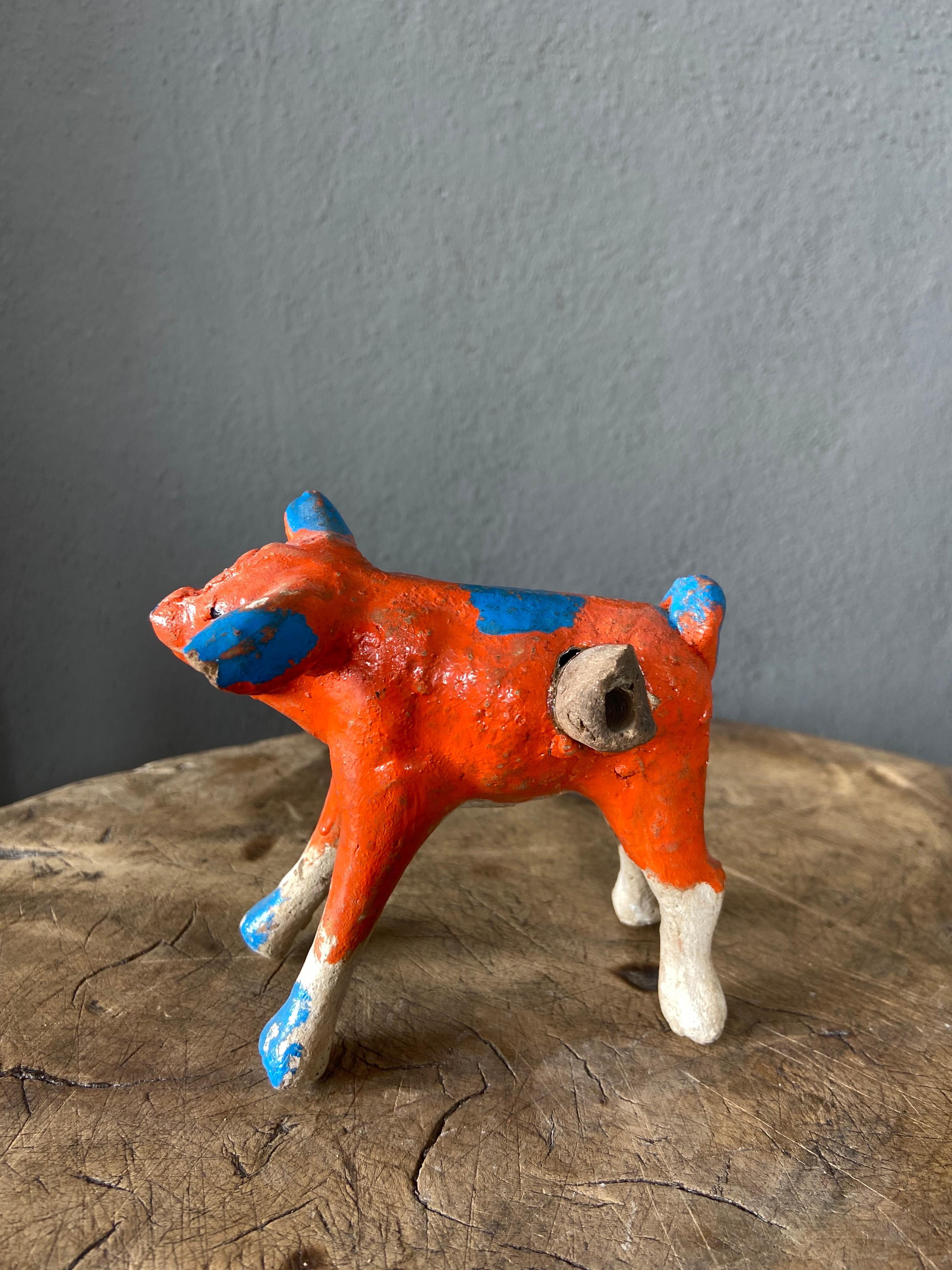 Set of 3 Ceramic Animal Figures from Mexico, circa 1980's and 1990's For Sale 8
